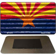 Arizona Flag Corrugated Novelty Metal Magnet M-11815