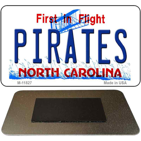 Pirates North Carolina Novelty Metal Magnet M-11827