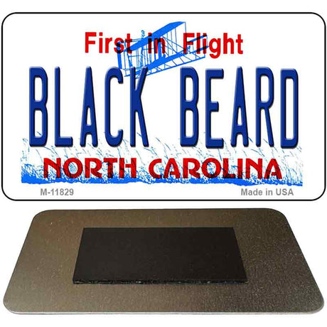 Black Beard North Carolina Novelty Metal Magnet M-11829