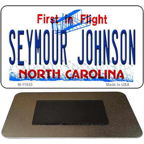 Seymour Johnson North Carolina Novelty Metal Magnet M-11835