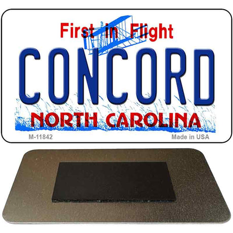 Concord North Carolina Novelty Metal Magnet M-11842