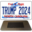 Trump 2024 North Carolina Novelty Metal Magnet M-11847