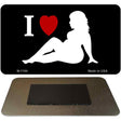 Full Figured Woman Novelty Metal Magnet M-1184