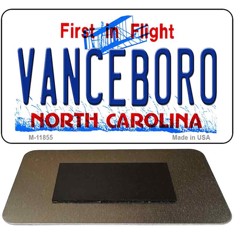 Vanceboro North Carolina Novelty Metal Magnet M-11855