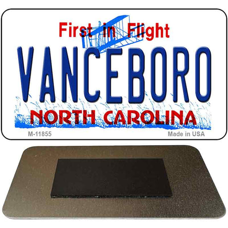 Vanceboro North Carolina Novelty Metal Magnet M-11855