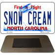 Snow Cream North Carolina Novelty Metal Magnet M-11859