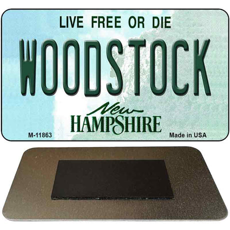 Woodstock New Hampshire Novelty Metal Magnet M-11863