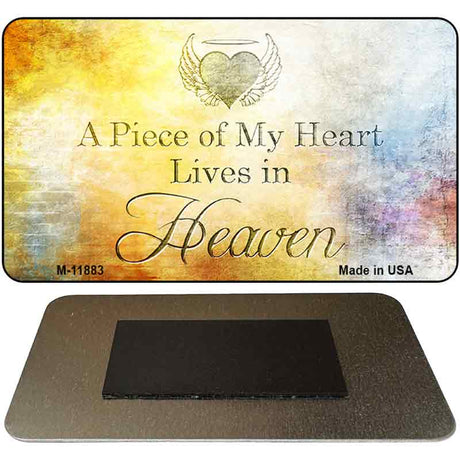 Lives In Heaven Novelty Metal Magnet M-11883