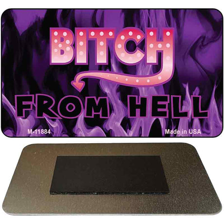 Bitch from Hell Novelty Metal Magnet M-11884