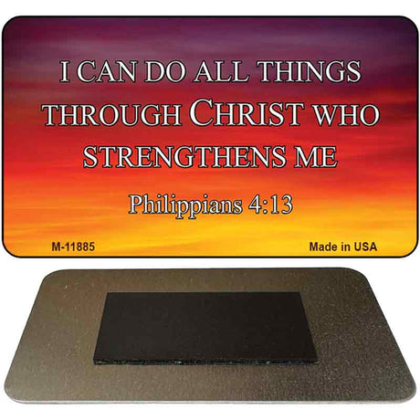 Philippians 4 13 Novelty Metal Magnet M-11885