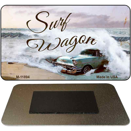 Surf Wagon Novelty Metal Magnet M-11894