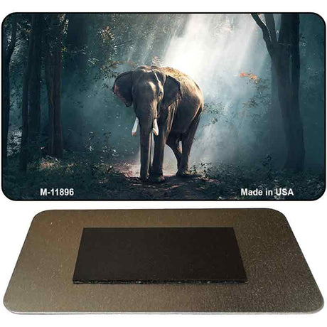 Elephant in the Woods Novelty Metal Magnet M-11896