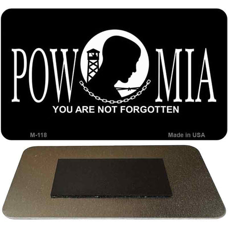 POW MIA Not Forgotten Novelty Metal Magnet M-118