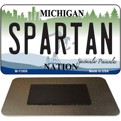 Michigan Spartan Novelty Metal Magnet M-11908