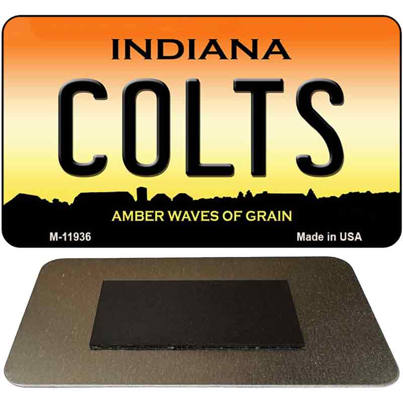 Indiana Colts Novelty Metal Magnet M-11936