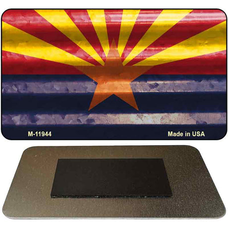 Arizona Corrugated Flag Novelty Magnet M-11944