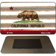 California Corrugated Flag Novelty Magnet M-11946