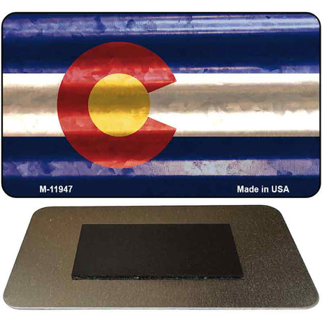 Colorado Corrugated Flag Novelty Magnet M-11947