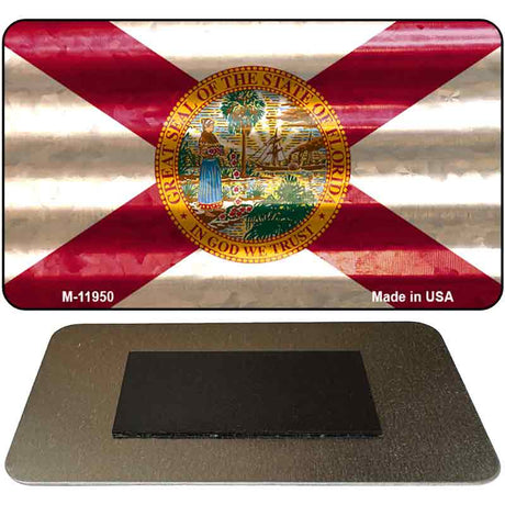 Florida Corrugated Flag Novelty Magnet M-11950