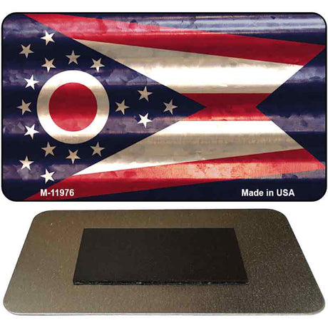 Ohio Corrugated Flag Novelty Magnet M-11976