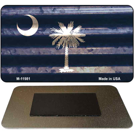 South Carolina Corrugated Flag Novelty Magnet M-11981