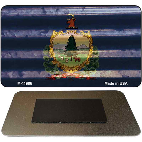 Vermont Corrugated Flag Novelty Magnet M-11986