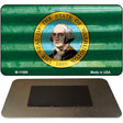 Washington Corrugated Flag Novelty Magnet M-11988