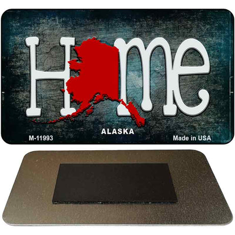 Alaska Home State Outline Novelty Magnet M-11993