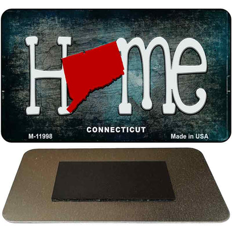 Connecticut Home State Outline Novelty Magnet M-11998