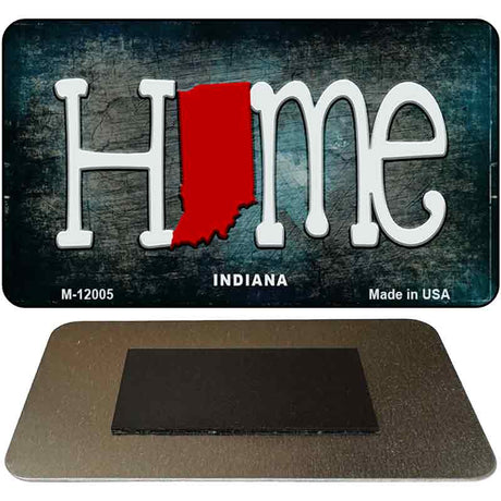 Indiana Home State Outline Novelty Magnet M-12005