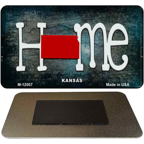 Kansas Home State Outline Novelty Magnet M-12007