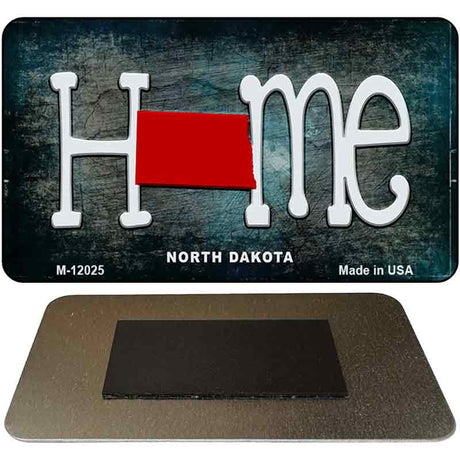 North Dakota Home State Outline Novelty Magnet M-12025