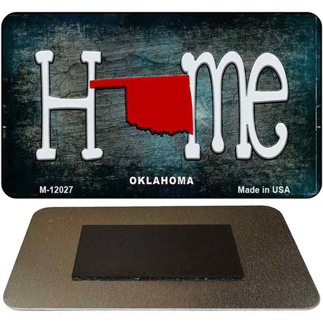 Oklahoma Home State Outline Novelty Magnet M-12027