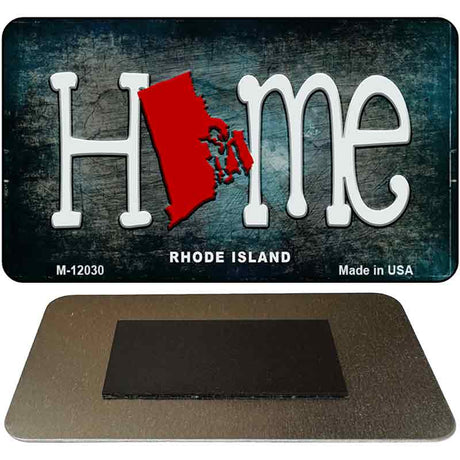 Rhode Island Home State Outline Novelty Magnet M-12030