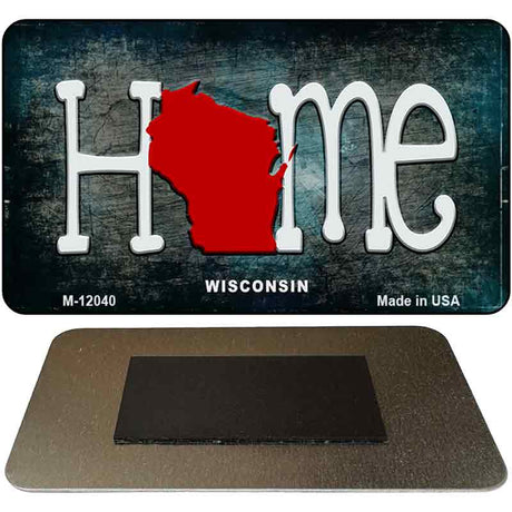 Wisconsin Home State Outline Novelty Magnet M-12040