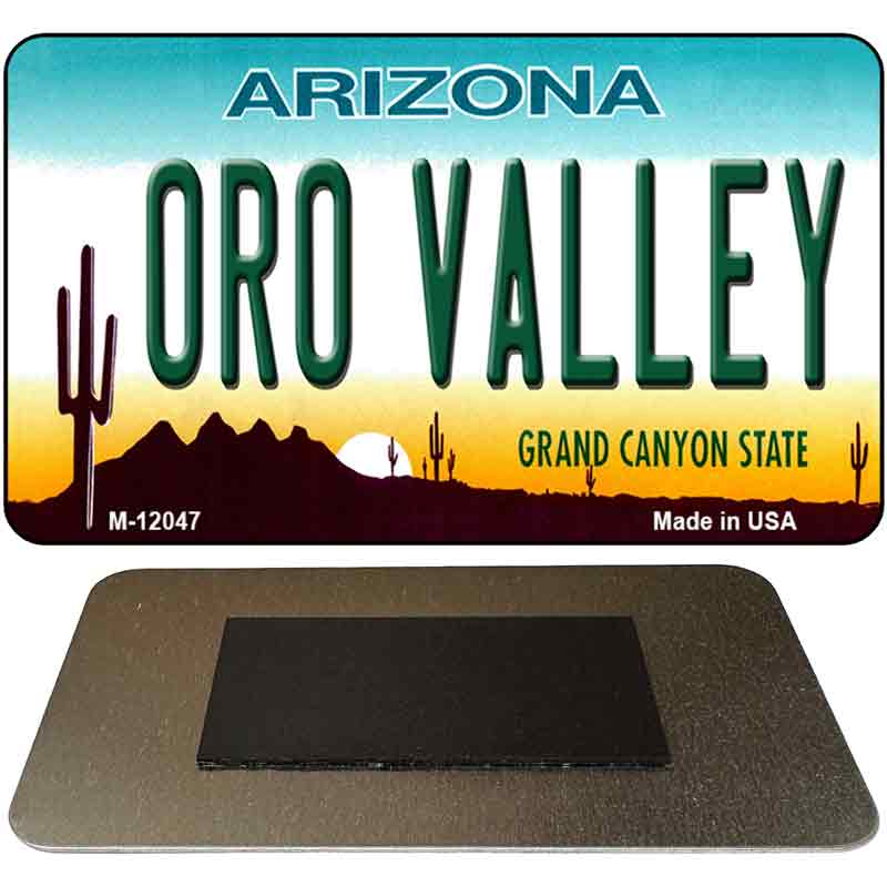 Arizona Oro Valley Novelty Metal Magnet M-12047