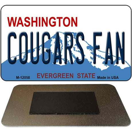 Washington Cougars Fan Novelty Metal Magnet M-12058