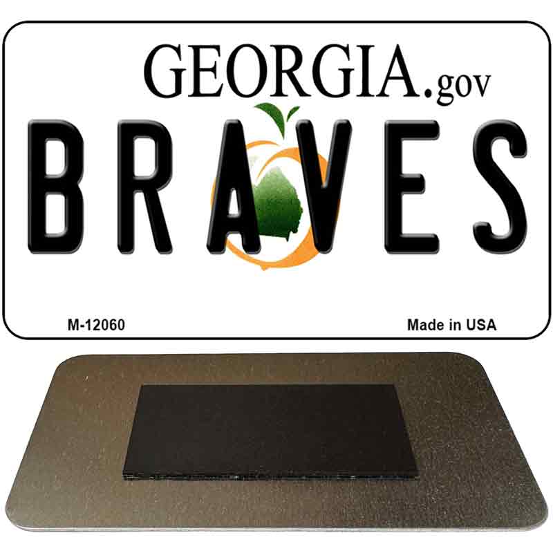 Georgia Braves Novelty Metal Magnet M-12060