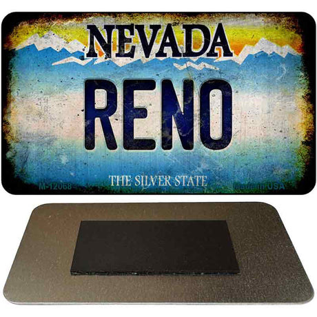 Nevada Reno Novelty Metal Magnet M-12068