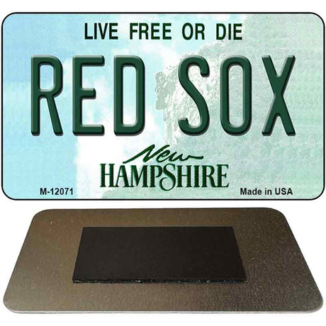 Red Sox New Hampshire State Novelty Metal Magnet M-12071