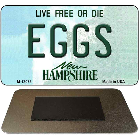 Eggs New Hampshire State Novelty Metal Magnet M-12075