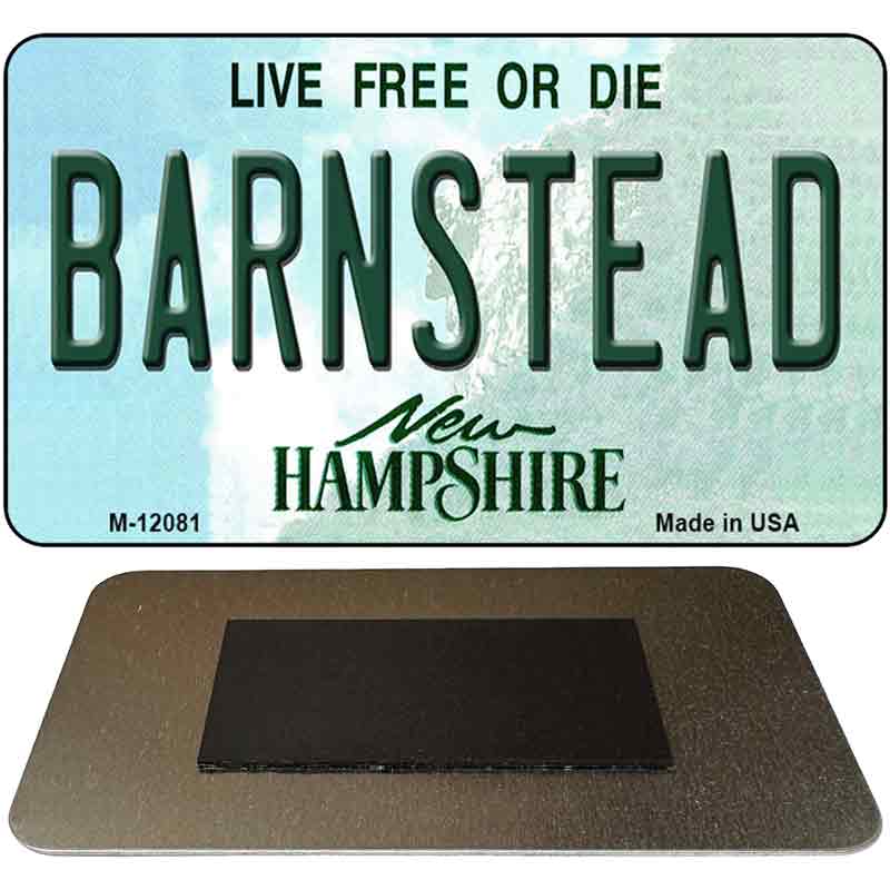 Barnstead New Hampshire State Novelty Metal Magnet M-12081