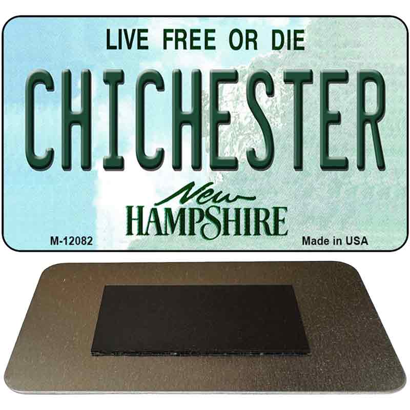 Chichester New Hampshire State Novelty Metal Magnet M-12082