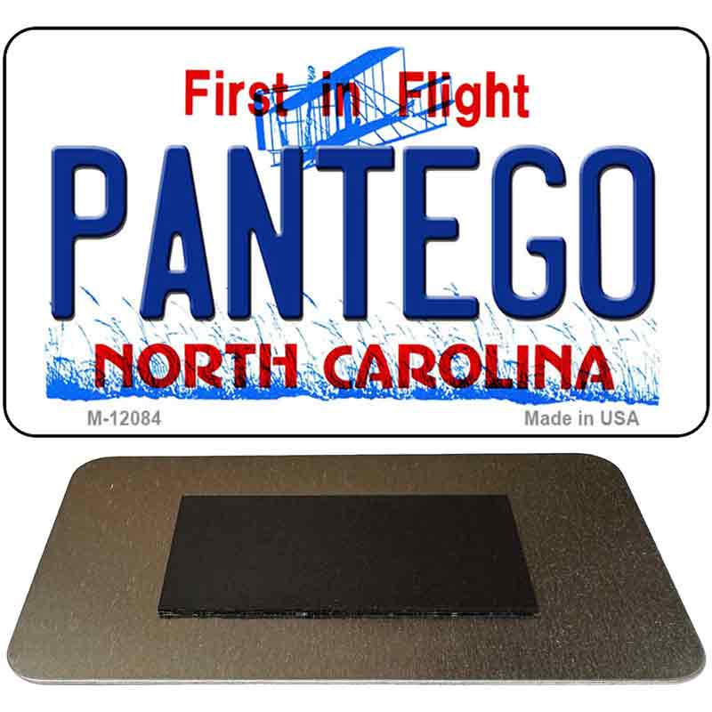 Pantego North Carolina State Novelty Metal Magnet M-12084