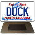 Duck North Carolina State Novelty Metal Magnet M-12086