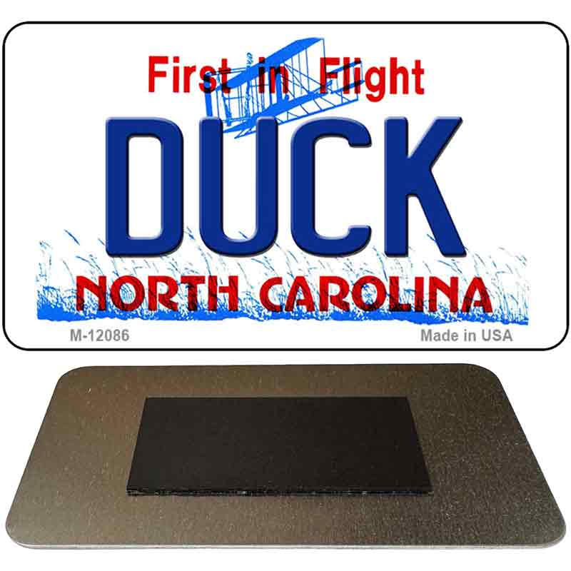 Duck North Carolina State Novelty Metal Magnet M-12086