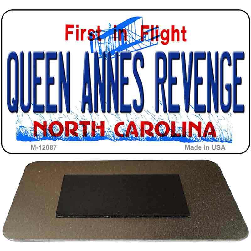 Queen Annes Revenge North Carolina State Novelty Metal Magnet M-12087