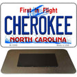 Cherokee North Carolina State Novelty Metal Magnet M-12090