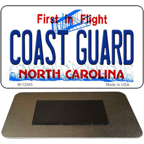 Coast Guard North Carolina State Novelty Metal Magnet M-12095