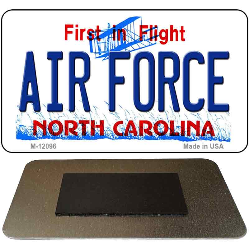 Air Force North Carolina State Novelty Metal Magnet M-12096